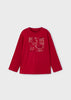 Mayoral Boys Red Long Sleeve Top