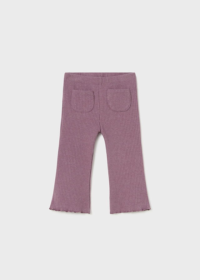 Mayoral Baby Girl Purple Flared Trousers 