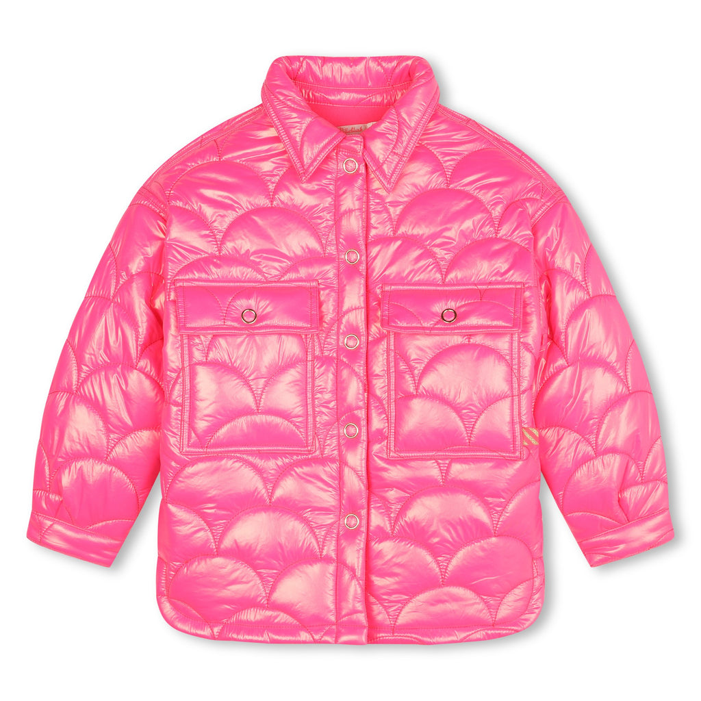 Billieblush Girls Pink Puffer Jacket 