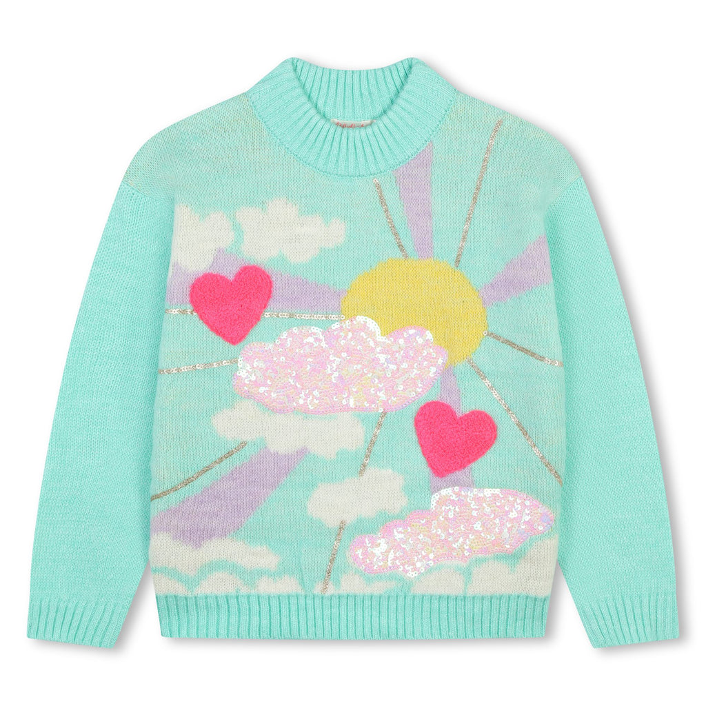 Billieblush Girls Green PulloverBillieblush Girls Green Pullover 