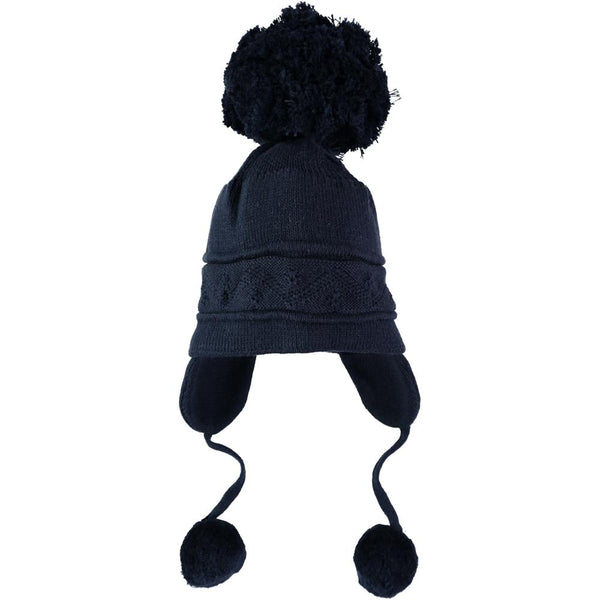 Navy baby hot sale bobble hat